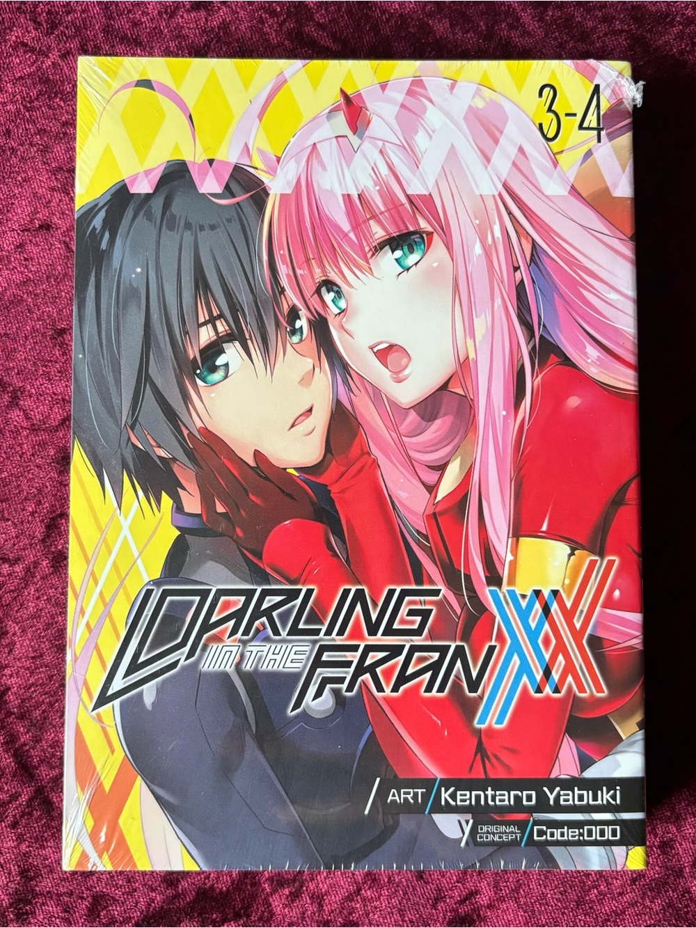 Darling in the Franxx Volume 3-4 Manga - Pink & Black Cover